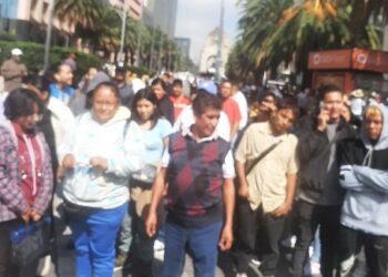 Comerciantes respaldan a Martí Batres durante su primer informe de gobierno