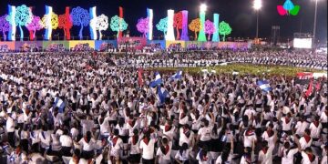 Delegación de Antorcha presente en 45 Aniversario de la Revolución Sandinista