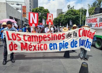 Gobierno de la CDMX recibe con granaderos y a golpes a campesinos de Tláhuac que solicitan apoyos