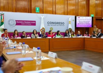 Diputadas mexiquenses protestan contra la exclusión en el Congreso