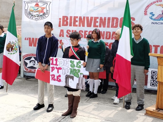 Hacen conciencia sobre significado de la Independencia en secundaria WVS de GAM