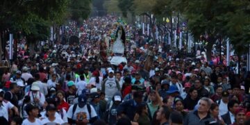 Después de los festejos de la Virgen de Guadalupe, peregrinos dejaron 536 toneladas de basura