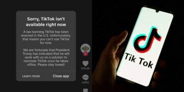 TikTok notifica a sus usuarios en EU que a partir de este domingo ya no estará disponible