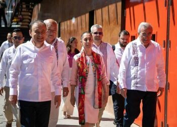 Gobernadores de varios estados le dan mensaje de apoyo a Sheinbaum ante la imposición de aranceles