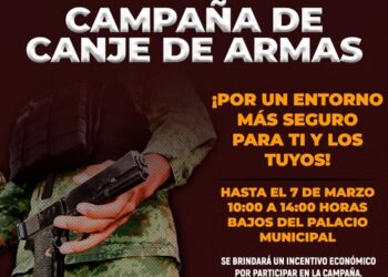 En Catemaco se emprende el canje de armas entre la ciudadanía
