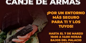 En Catemaco se emprende el canje de armas entre la ciudadanía