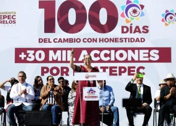 Azucena Cisneros destaca su lucha contra la corrupción en los primeros cien días al frente de Ecatepec