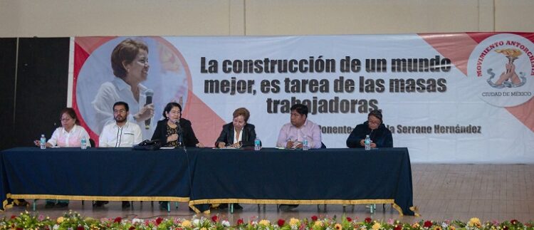 “La construcción de un mundo mejor es tarea de las masas trabajadoras”, Maricela Serrano