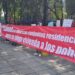 Protestan en Reforma porque alcaldesa de Tláhuac se opone a que los pobres tengan vivienda
