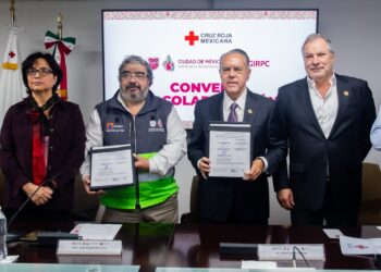 SGIRPC y Cruz Roja Mexicana firman convenio de colaboración en capacitación