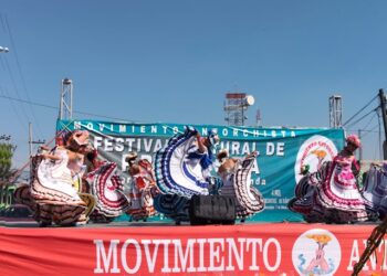 Con protesta cultural Antorcha exige que en Tláhuac se respete el derecho a la vivienda popular