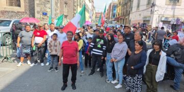 Comerciantes ambulantes del Centro Histórico respaldan el primer año de gobierno de la presidenta Sheinbaum