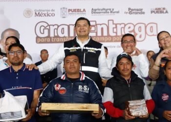 Gobernador de Puebla entrega 5,613 apoyos al campo con inversión de 149.5 mdp