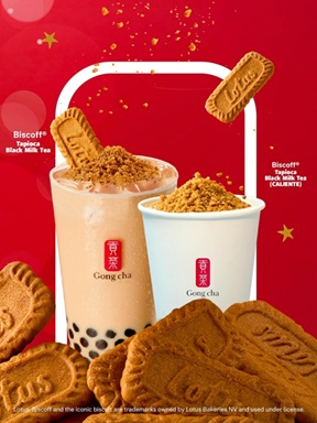 Biscoff y Gong cha se unen para presentar las bebidas navideñas más irresistibles de la temporada