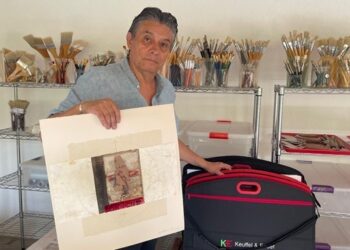 “Pintar es una lucha constante”, afirma José Luis Bustamante; 50 años entre la luz, la disciplina y l a resistencia