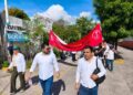 Antorchistas de la CDMX participan en conmemoración del Día de los Mártires Antorchistas en Tecomatlán