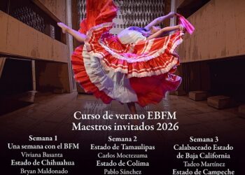 El Ballet Folklórico de México de Amalia Hernández presenta su consagrado Curso de Verano 2026