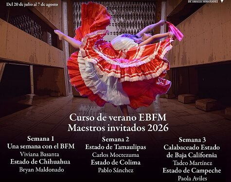 El Ballet Folklórico de México de Amalia Hernández presenta su consagrado Curso de Verano 2026