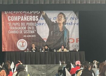 Sólo un pueblo organizado puede transformar el sistema: Gloria Brito