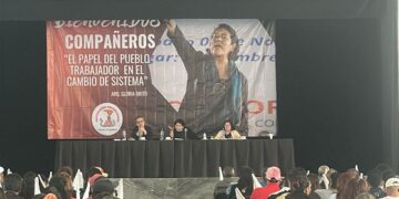 Sólo un pueblo organizado puede transformar el sistema: Gloria Brito
