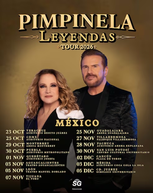 Tras 40 años de trayectoria, Pimpinela regresa a la CDMX con una extensa gira