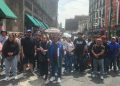 Comerciantes del Centro Histórico muestran su apoyo a Claudia Sheinbaum por su segundo informe de gobierno