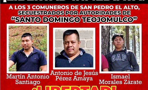 Secuestran campesinos y piden a cambio ceder territorio, en Oaxaca