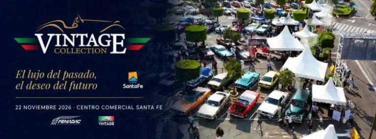 Máquinas del tiempo y memoria sobre ruedas: Vintage Collection 2026 reunirá a 200 joyas automotrices en Centro Santa Fe